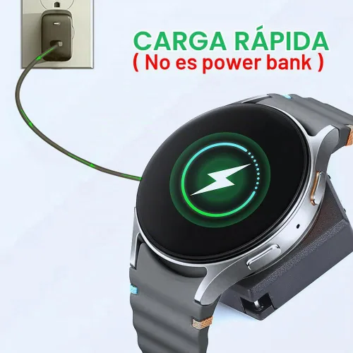Vista 2 de Llavero cargador para Samsung Galaxy Watch Ultra/8/7/6/5/4/3/Active