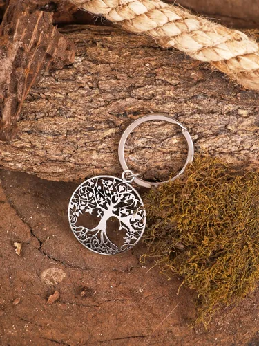 Vista 4 de HAQUIL Llavero vintage de la suerte, accesorios de regalo para hombres y mujeres, llavero de joyería