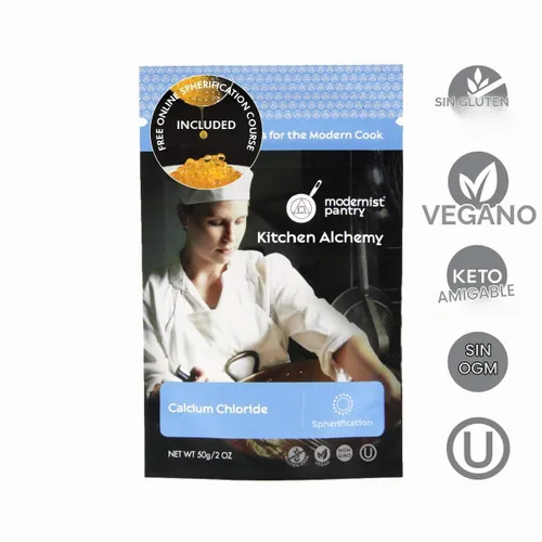 Vista 2 de Cloruro de calcio puro sin OMG vegano OU Kosher certificado - 50g/2oz