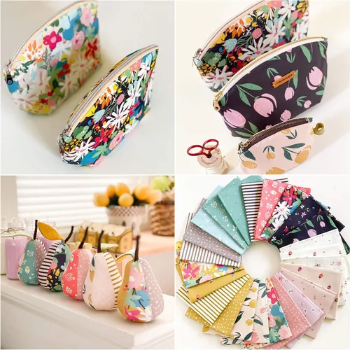 Vista 6 de COTTONVILL Colección Bloom 20COUNT - Tela de acolchado con estampado de algodón (1 yarda, 01-Bloom Main-1)