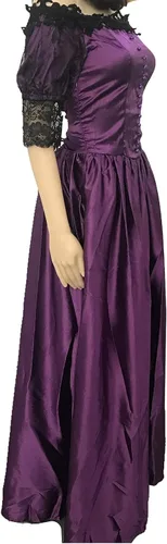 Vista 2 de Vestido de gala rococó de Marie Antoinette para mujer, vestido gótico victoriano