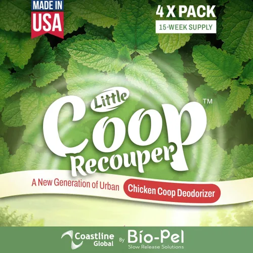 Vista 9 de Little Coop Recouper Una nueva generación de desodorante de gallinero urbano Fórmula única para liberación lenta Aroma fresco natural
