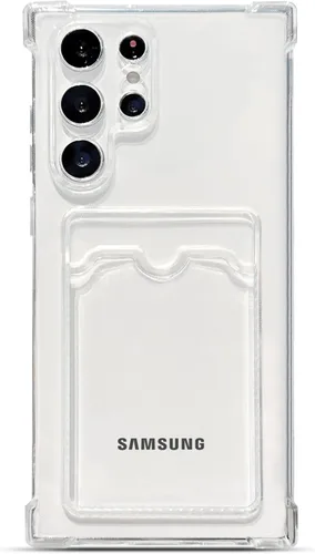 Vista 21 de Tuokiou para Samsung Galaxy A16 Funda, Fundas Protectoras Transparentes con Ranura para Tarjetas, Funda Cartera de TPU Suave Ajuste Delgado
