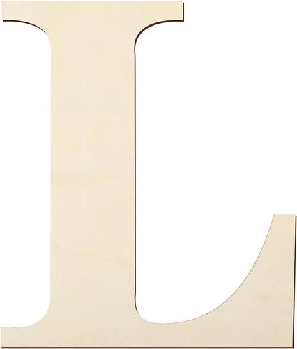 Vista 15 de Letras de madera de 12 pulgadas y letras de madera en blanco de 1/5 pulgadas de grosor sin terminar para pintura, manualidades y decoración de pared