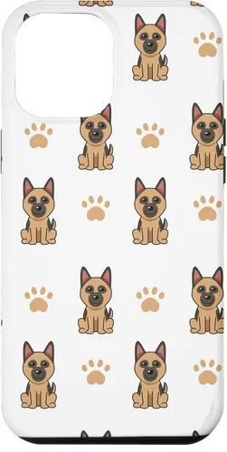 Vista 25 de Funda con diseño de pastor alemán para iPhone 16