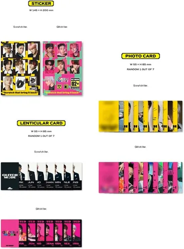 Vista 5 de NCT Dream - Modo Glitch la segunda versión del álbum Photobook (Conjunto (A+B) ver)