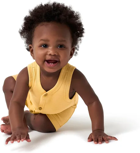 Vista 2 de Gerber Paquete de 2 mamelucos de pierna corta para bebé niño