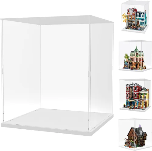 Vista 13 de Choowin Vitrina de acrílico para casco de Lego Star Wars para casco de Lego Capitán Rex, vitrinas de acrílico transparente grueso