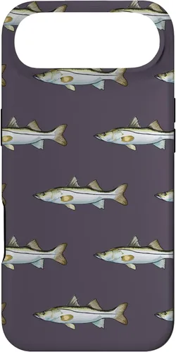 Vista 27 de Grey Snook Pattern Saltwater Fish Case for iPhone 17