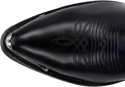 Vista 6 de Laredo Tallahassee - Botas de vestir con punta puntiaguda, color negro