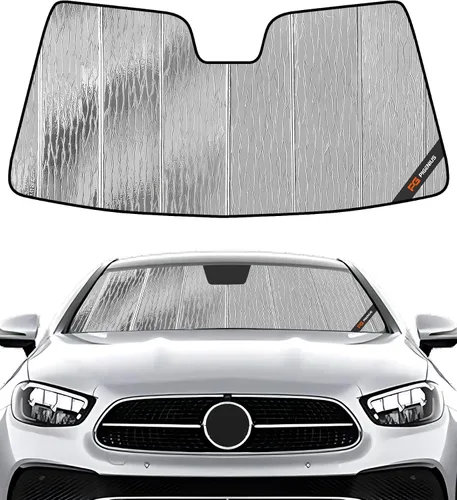 Vista 22 de Pigenius Parasol de parabrisas para Mercedes-Benz Clase C Convertible/Coupé 2017-2023 - Salvaguardia Gris