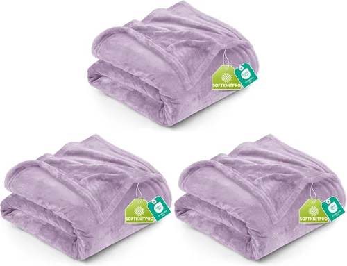 Vista 84 de Utopia Bedding - Manta de vellón de lujo, mullida, antiestática; manta de suave microfibra de 8.8 oz/yd² (300 g/m²) para sofá y cama; tamaño Gris