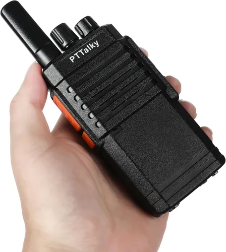 Vista 6 de Walkie Talkies para adultos, FR2 Walkie Talkies de mano de largo alcance, radio bidireccional FRS portátil, carga USB-C recargable, VOX, sin