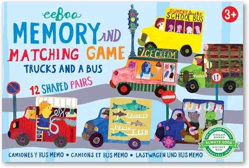 Vista 10 de eeBoo: Juego de memoria y coincidencia - Little Farm - 10 pares, desarrolla habilidades de reconocimiento, concentración, memoria y vocabulario, a