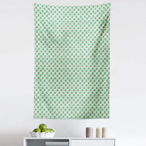 Vista 5 de Ambesonne Tapiz Paparazzi, cámara retro en vegetación, estilo pop art infantil de los años 80, patrón repetitivo, decoración de tela para colgar