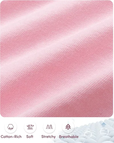 Vista 4 de Adorel Ropa interior de algodón para niñas, paquete de 12