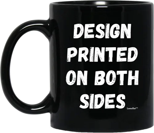 Vista 2 de Funny Dogo Argentino Hechos nutricionales Navidad 2024 Regalos Divertidos Taza de café Tazas de cerámica Negro 11 oz