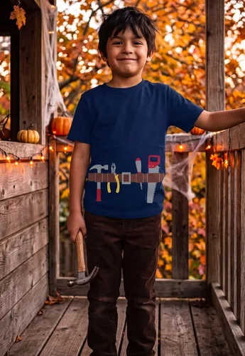 Vista 5 de Tstars Camiseta de pirata juvenil – Camiseta Buccaneer para niños y niñas con temática de Halloween Trick or Treat marino