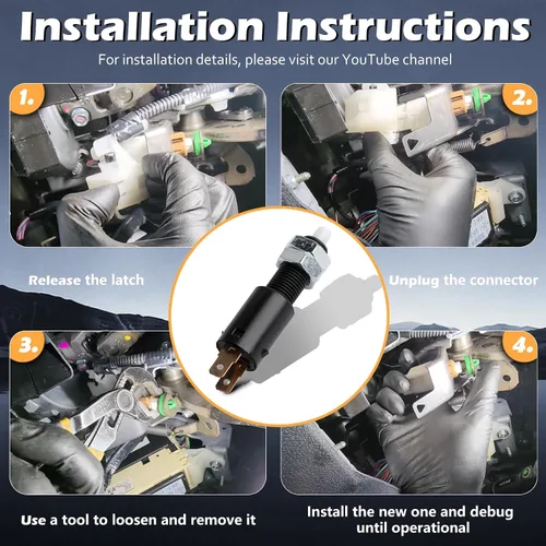 Vista 7 de Interruptor de luz de freno Interruptor de lámpara compatible con Buick American Motors Cadillac Chevy Para Dodge Chrysler Ford GMC Para Jeep