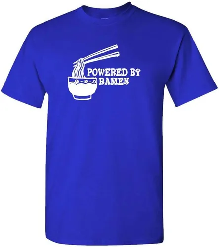 Vista 11 de Powered by Ramen - Food Japanese Anime College - Camiseta Tri-Blend Negro