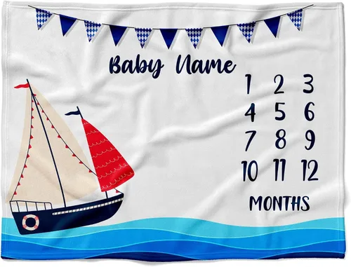 Vista 26 de Manta de bebé de alpaca personalizada, manta de bebé con nombre personalizado, decoración de guardería de cactus, recién nacido, regalos