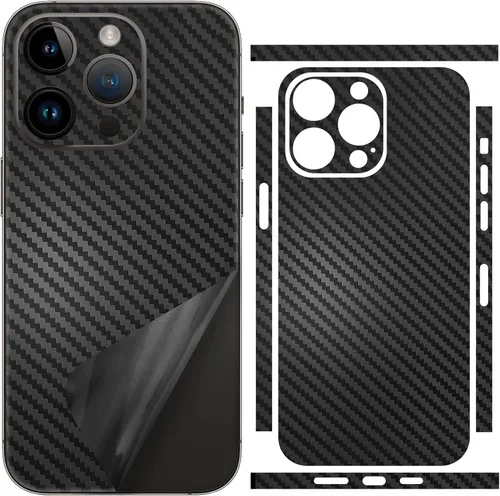 Vista 8 de Adhesivo para teléfono iPhone 11 Skin Wrap Vinilo de fibra de carbono ultra fino delgado Ultraligero Adhesivo protector de vidrio Película