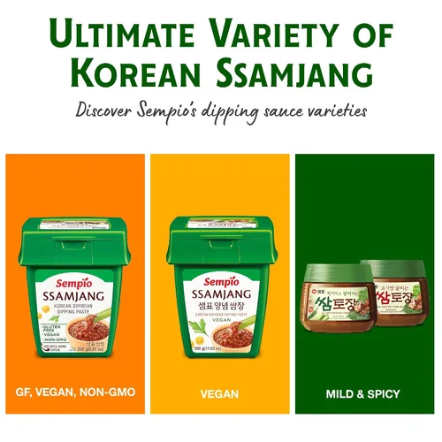 Vista 6 de Sempio Ssamjang: Pasta de inmersión de soja coreana suave Tojang, 15.9oz/450g