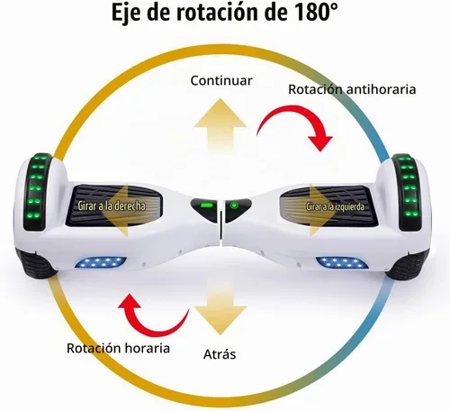 Vista 6 de FLYING-ANT Self Balancing Scooter, 6.5” Two-Wheel with Bluetooth and Flashing LED Lights