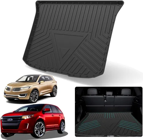 Vista 12 de Elsetyler Revestimiento de carga para viaje 2021 – TPO negro para todo tipo de clima, resistente al agua, bandeja de carga trasera, protector