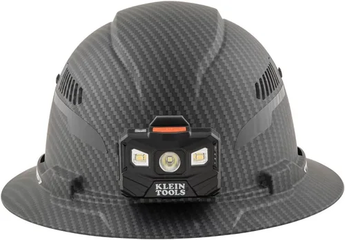 Vista 6 de Klein Tools KARBN Full Brim Vented Hard hat, Class C, Premium Comfort and Jobsite Protection