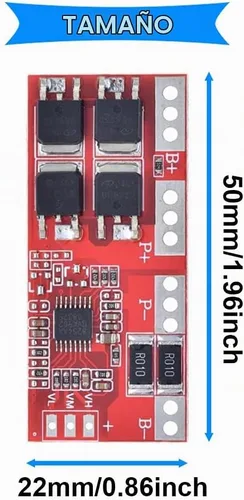 Vista 4 de 2PCS 4S 30A 14.4V 14.8V 16.8V Tablero de protección de batería de litio 18650 Módulo de cargador Tablero de protección para batería de litio