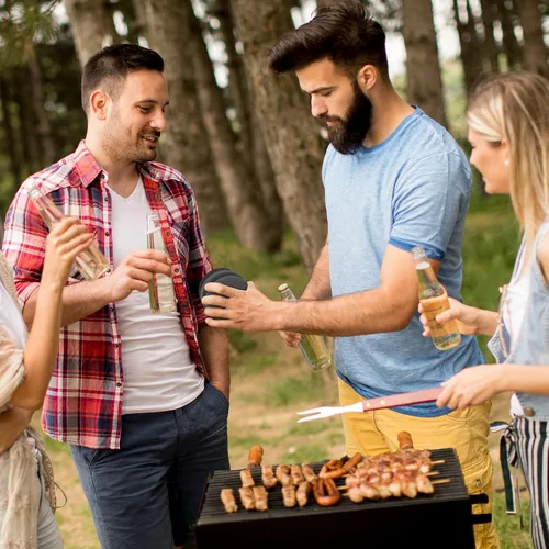 Vista 5 de SCRUBIT Cepillo de limpieza para parrilla, esponja para parrilla, limpiador de barbacoa sin cerdas con almohadilla de limpieza resistente