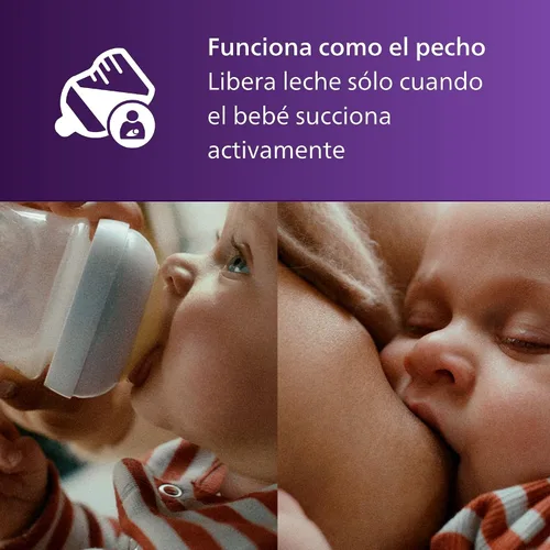 Vista 7 de Philips Avent Tetinas de respuesta natural, flujo extra lento (flujo 1), paquete de 4, SCY961/44