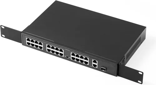 Vista 7 de MokerLink Kit de montaje en rack para interruptores de 12.6 pulgadas, distancia de orificio ajustable de 0.551-1.181 in, montaje de un estante