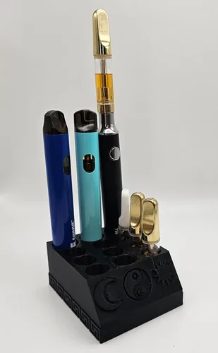 Vista 3 de Soporte de Clasificación Vape Cart (Negro)