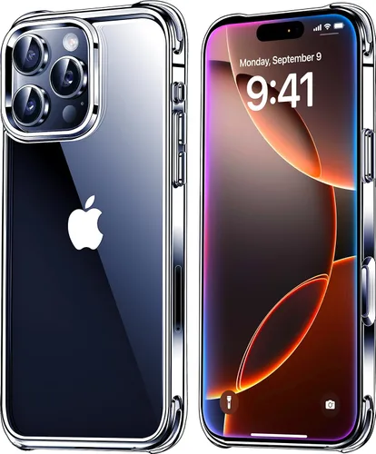 Vista 10 de Mkeke – Funda transparente para iPhone 11, antiamarilleo y con protección contra caídas de grado militar. Funda protectora transparente