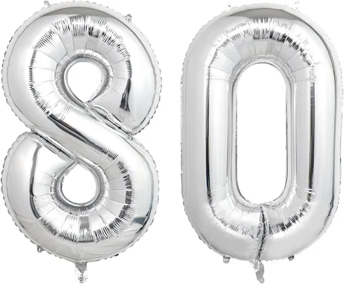 Vista 89 de Globos gigantes de números negros de 40 pulgadas, globos de aluminio de Mylar con helio para cumpleaños, globo número 0 para decoración de fiestas