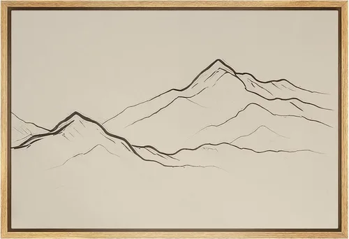 Vista 14 de SIGNFORD Impresión en Lienzo Enmarcado Arte de Pared Luna de Medianoche Cactus Desierto Duna Naturaleza Vida Silvestre Ilustraciones Decorativas