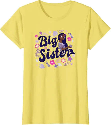 Vista 35 de Disney Encanto Isabela Madrigal Big Sister - Camiseta floral, gris, S Asfalto