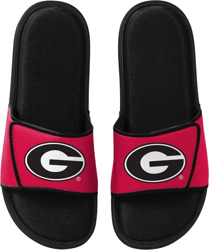 Vista 153 de FOCO Sandalias deportivas de espuma para ducha con logotipo de equipo universitario de la NCAA para hombre