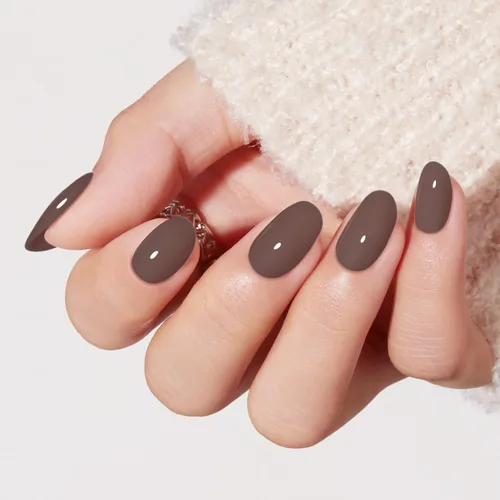 Vista 8 de modelones Uñas cortas a presión, kit de uñas postizas ovaladas