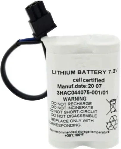 Vista 5 de YICUAA 3HAC044075-001/01 7.2V para ABB Robot CPU SMB Batería ABBTA521 ABB3HAC16831-1 Batería de litio (10 piezas)