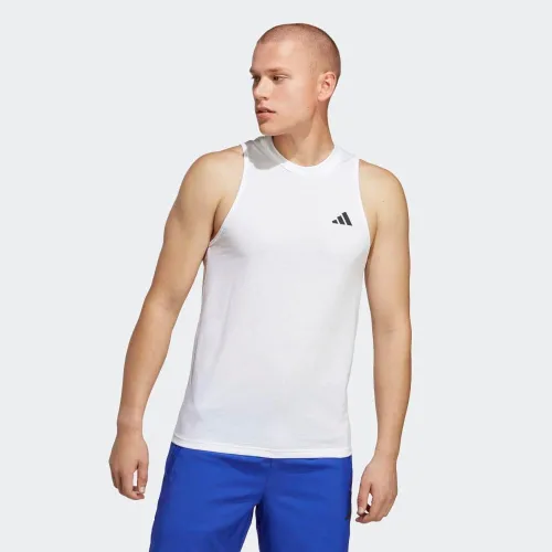Vista 2 de adidas Men's Training Essentials Feel Ready Logo Sleeveless T-Shirt