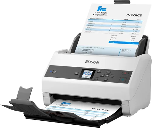 Vista 7 de Epson Workforce DS-970 Sheetfed Scanner - 600 dpi Óptico, Color blanco