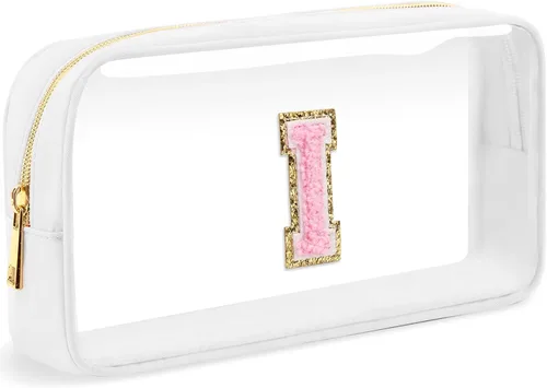 Vista 11 de Bolsa de Maquillaje Transparente Pequeña Bolsa de Cosméticos Bolsa de Viaje de Artículos de Aseo Bolsa Transparente con Cremallera Bolso Organizador