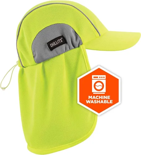 Vista 8 de Ergodyne Chill-Its 6650 Sombrero de alto rendimiento con visera de cuello