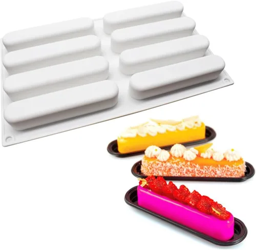 Vista 14 de mostsom Moldes de silicona para hornear pastel de mousse, molde de silicona para chocolate, molde de postre francés para chocolate pastelero, moldes