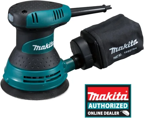 Vista 2 de Makita BO5030K - Lijadora orbital aleatoria de 5 pulgadas, con caja de herramientas (paquete de 3)