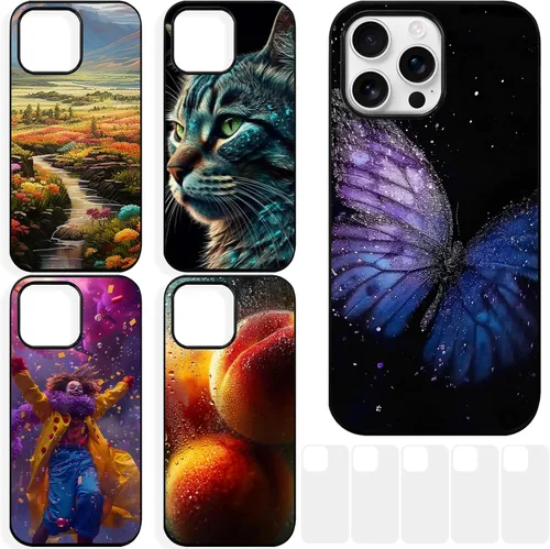 Vista 21 de 5 fundas para teléfono de sublimación para iPhone 11 de 6.1 pulgadas, fundas de teléfono imprimibles para teléfono personalizadas, fundas