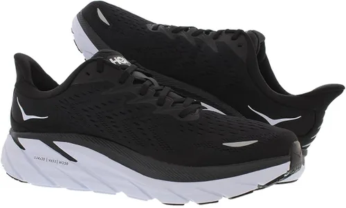 Vista 4 de Hoka One Clifton 8 - Tenis de correr para hombre, NegroBlanco